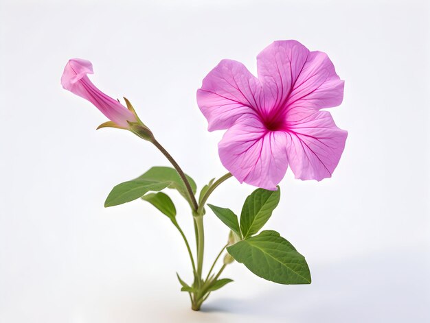 La flor de Mirabilis Jalapa en el fondo del estudio, la flor de Mirabis Jalapa, una hermosa imagen de flor.