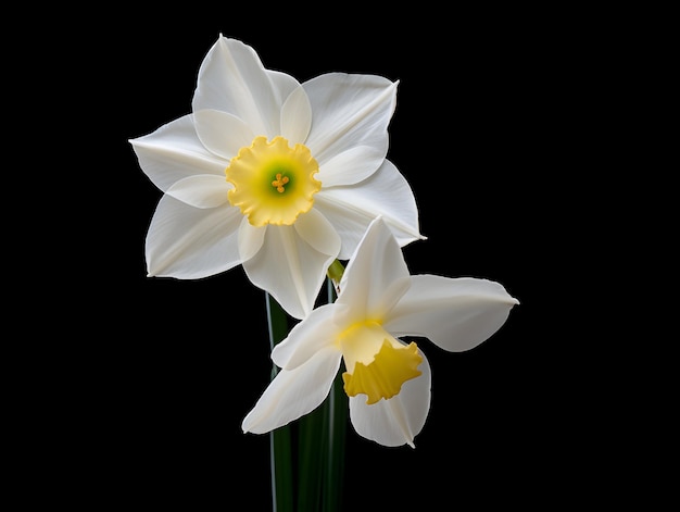 La flor de Narciso en el fondo del estudio, la flor de narciso en solitario, las hermosas imágenes de flores.