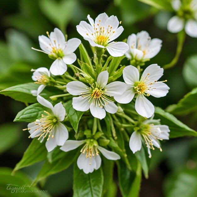 una flor con el nombre de flor silvestre en ella