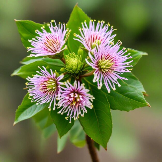 una flor con el nombre de rododendro en ella