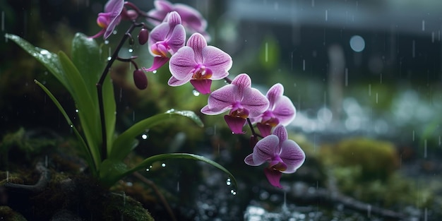 flor de orquidea ai generativa