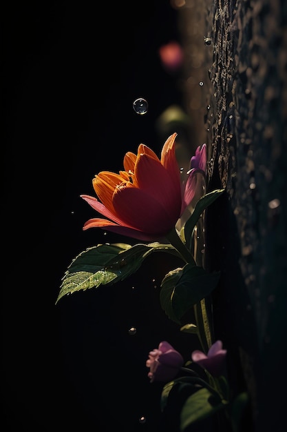 Una flor en la oscuridad