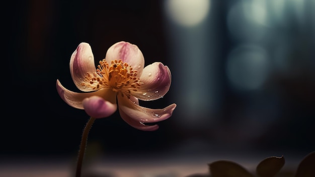 Una flor en la oscuridad