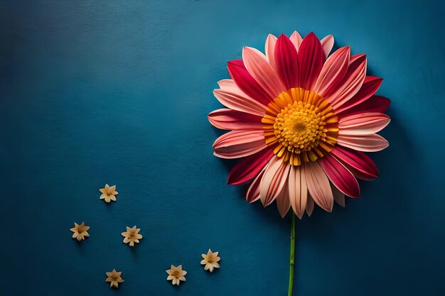 una flor con las palabras " flores " en la parte inferior.