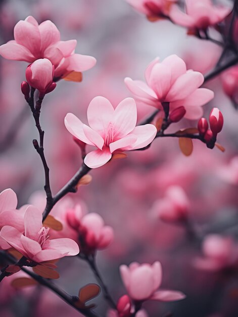 Foto flor de pétalos rosados