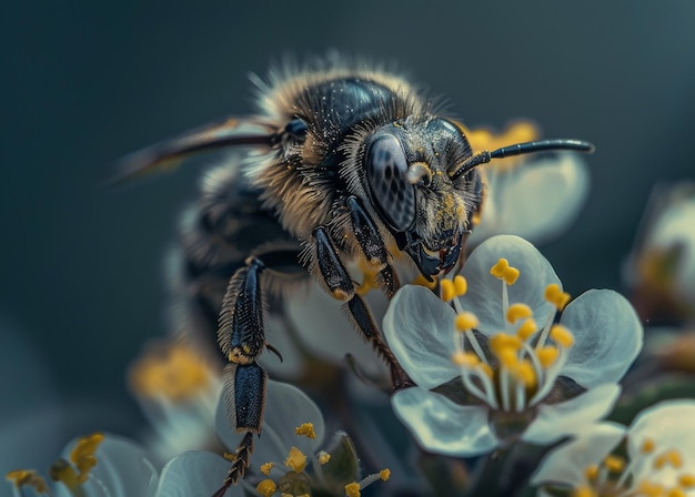 La flor polinizadora de las abejas