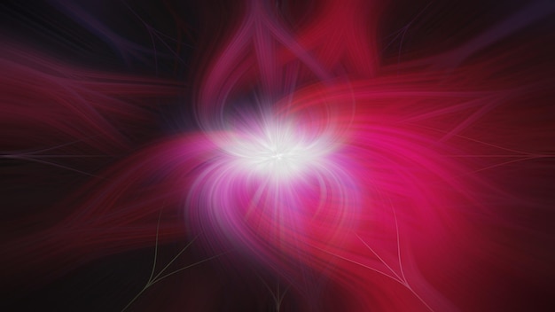 flor rosa neón abstracta