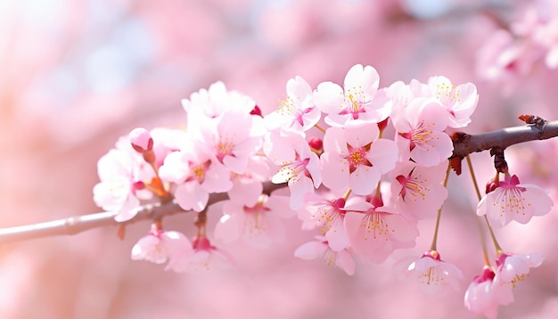 Una flor rosa con la palabra cereza