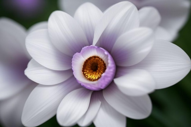 Foto la flor de shapla es muy hermosa.