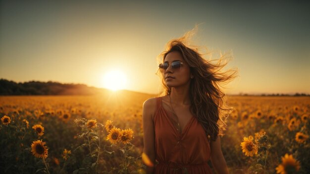 Foto la flor del sol