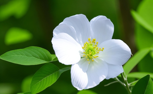 Flor única branca