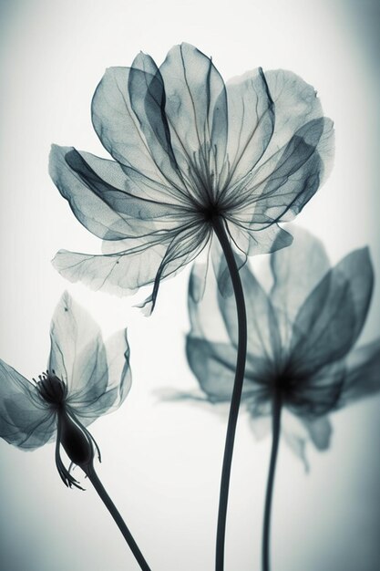 Una flor en un vaso