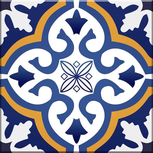 Flora de azulejos