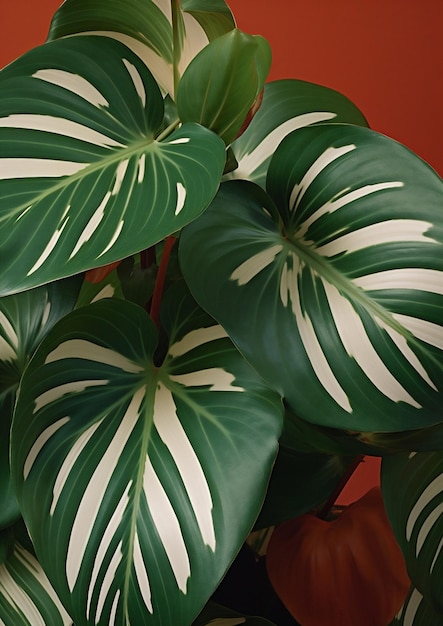 Foto flora de fundo folhas folhagem design planta de verão exótica natureza verde padrão tropical textura jardinagem