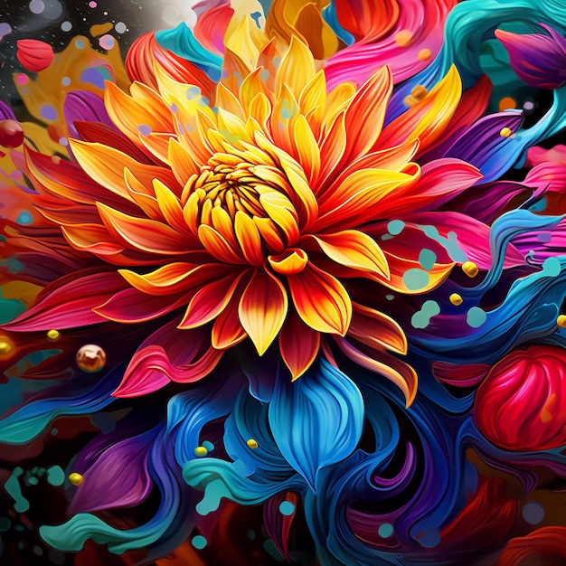 Floral Abstract Background