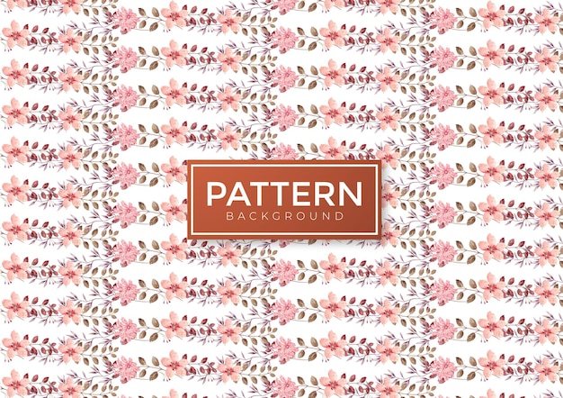 Floral abstract vector seamless geometric pattern background design
