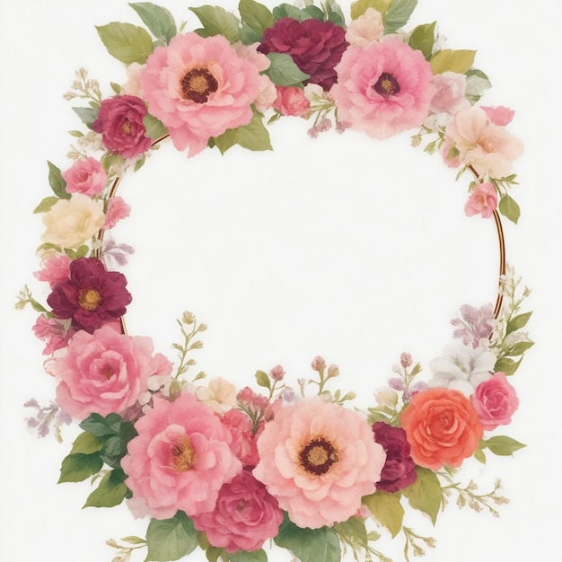 Floral frame