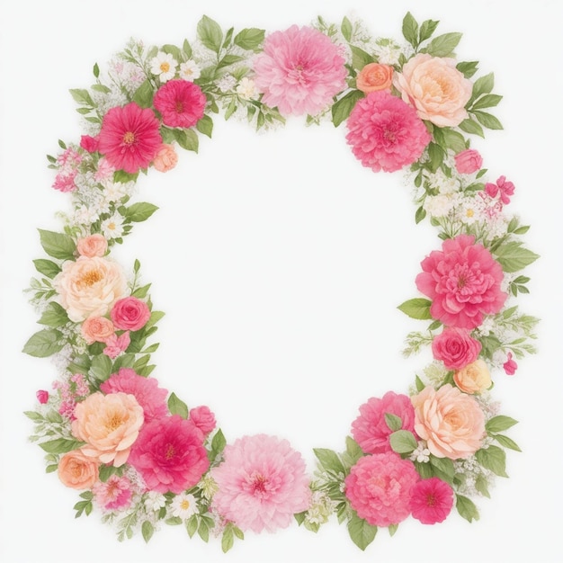 Floral frame