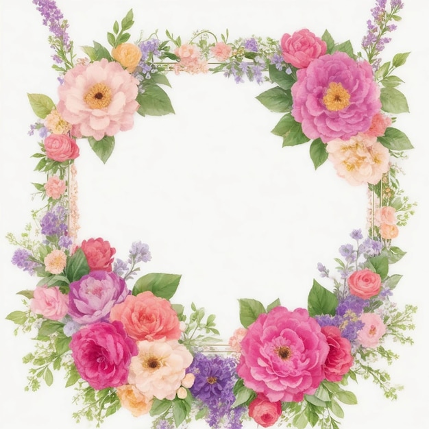 Floral frame