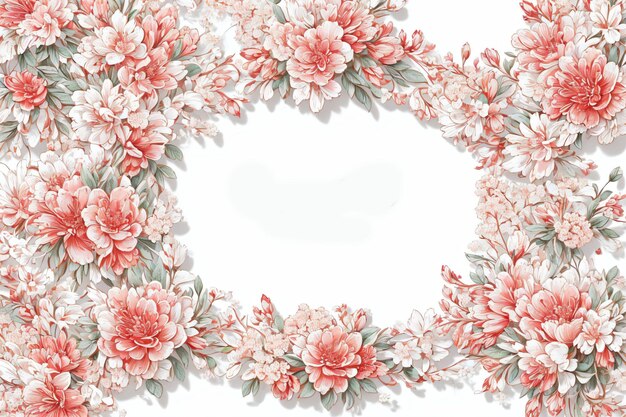 Floral frame