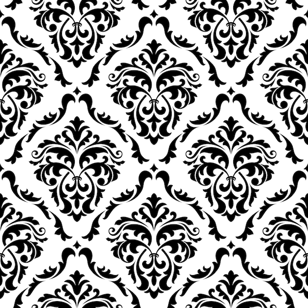 Floral medieval sin costuras