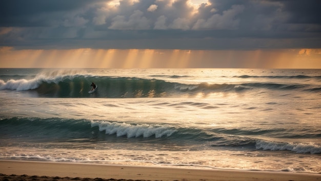 Foto florece en la playa como un atractivo gráfico sic hermoso en el cuarto de verano fuera de distancia generado por ia