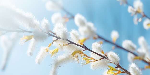 florecimiento de flores blancas