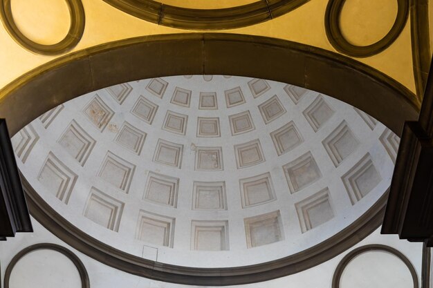 Florencia Italia alrededor de julio de 2021 Interior de las capillas de Medici Cappelle Medicee Michelangelo arte renacentista
