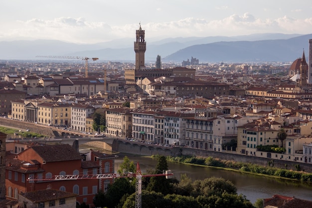 Florenz Panorama Skyline der Stadt, Florenz, Italien