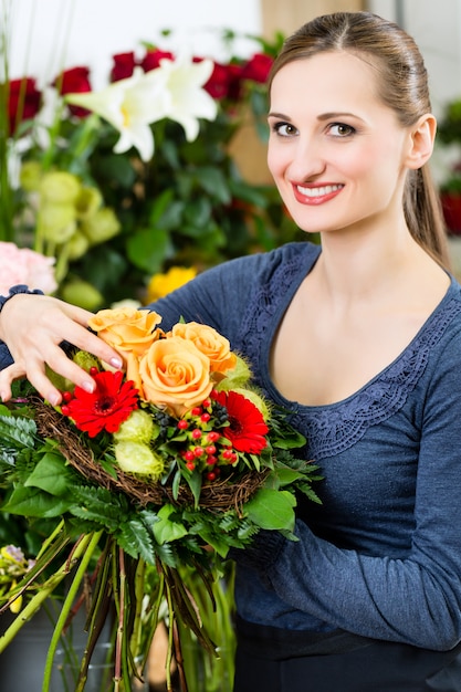 Floreria femenina en floristeria