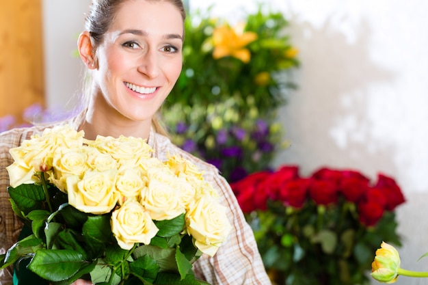 Floreria femenina en floristeria