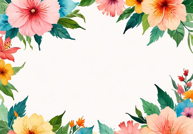flores abstractas coloridas acuarela fondo acuarela patrón floral para papel tapiz
