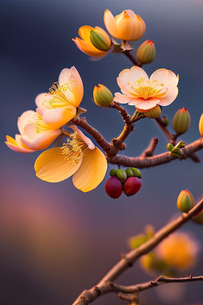 Flores de albaricoque