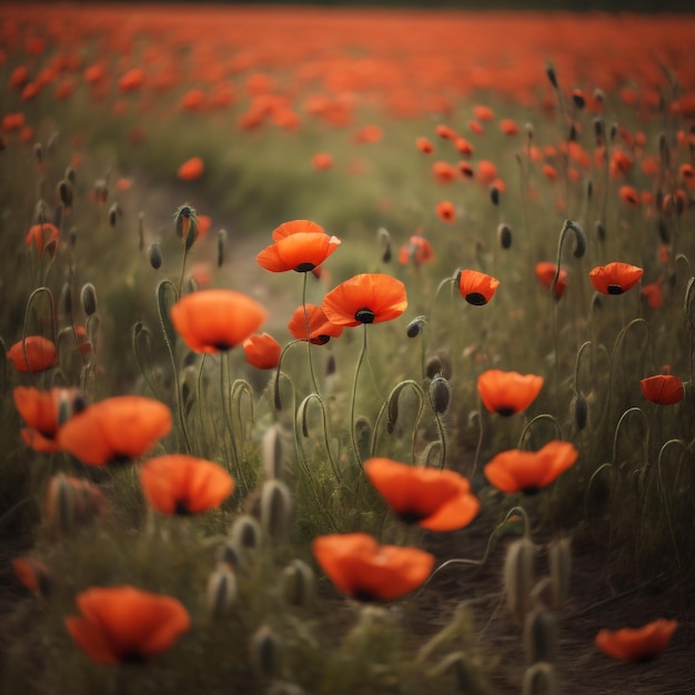 flores de amapola