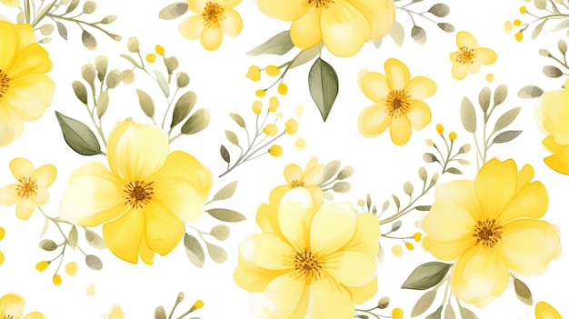 Foto flores amarelas em um fundo branco.