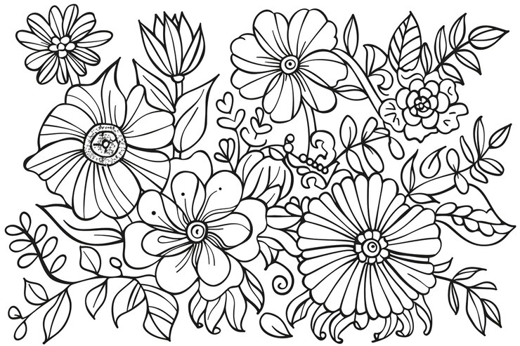 Foto flores aquarelas arte detalhada