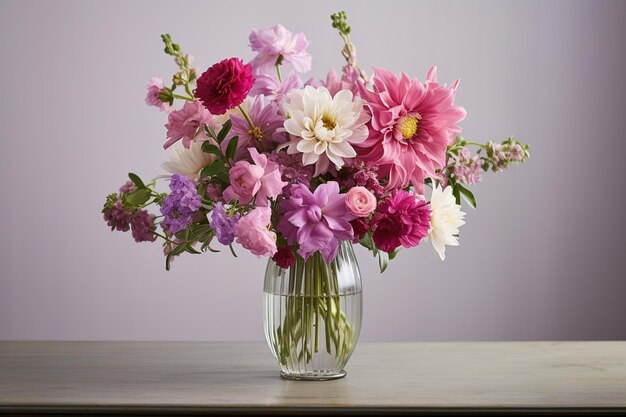 Foto las flores audaces un asunto del día de la mujer