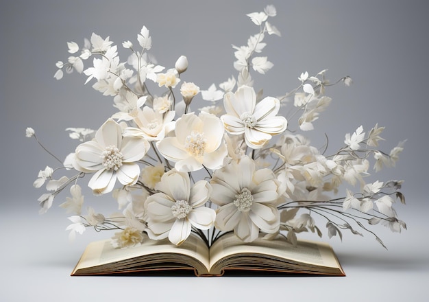 Flores blancas de lujo para bodas del 8 de marzo Día de San Valentín Ventas del Día de la Madre y otros