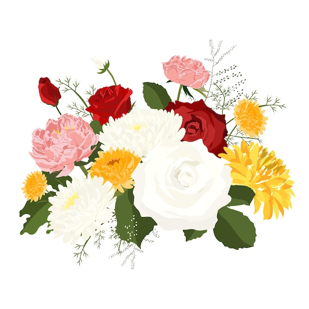 Las flores de la boda png clipart mesa pieza central ilustración en fondo transparente