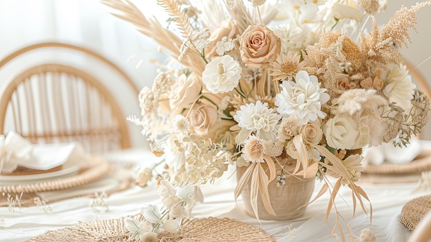 Flores boho bouquet de casamento