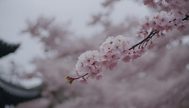 Las flores de cerezo en Hirosaki, Japón