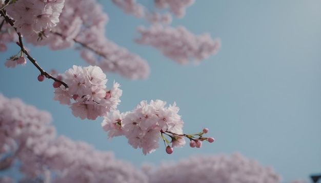 Las flores de cerezo en Hirosaki, Japón