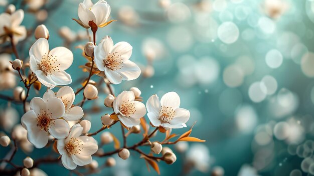 Flores de cerezo en plena floración