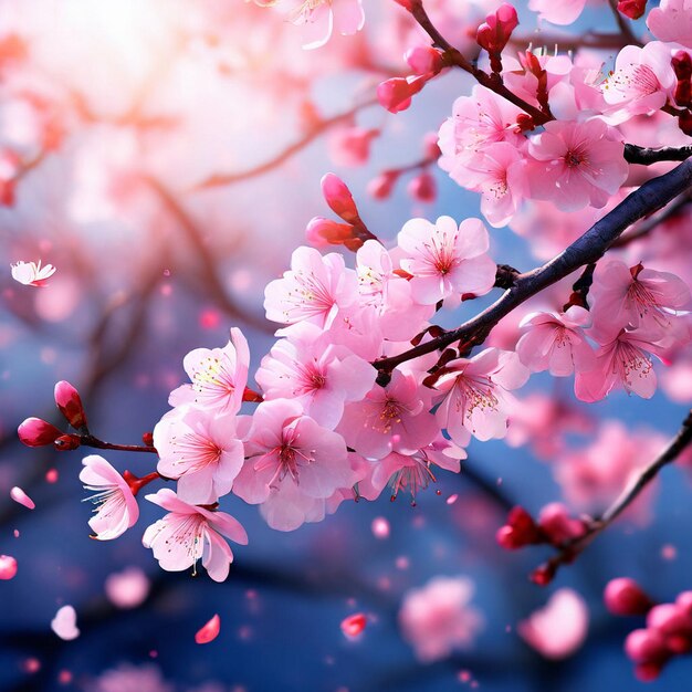 las flores de cerezo