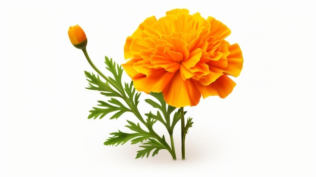 Flores de clavel naranja realistas Simbolismo iconográfico e inspiración Prairiecore