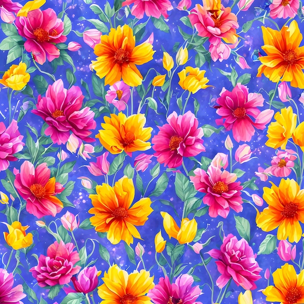 Foto flores coloridas