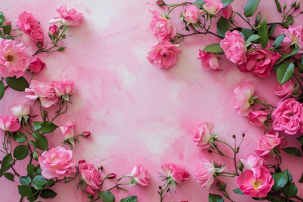 Flores cor-de-rosa