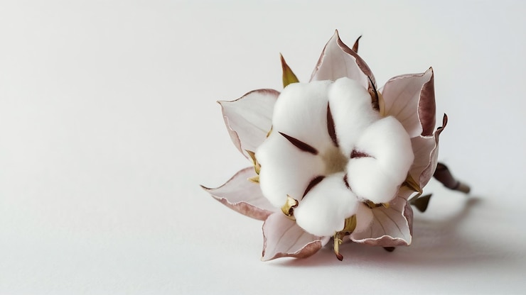 Foto flores de algodão