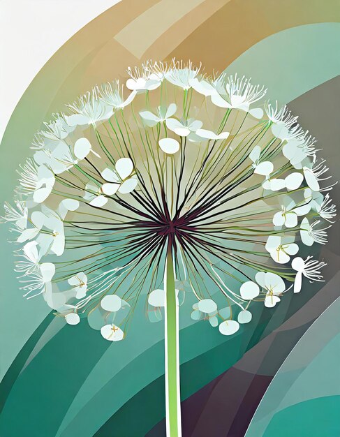 Foto flores de allium