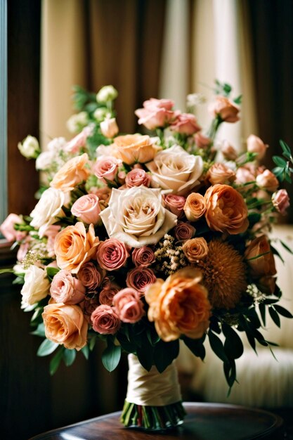 Flores de buquê de casamento PhotoReal